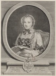 Marie Josèphe, delfina de Francia en 1747